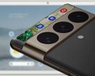 De Google Pixel 8 Pro (fan-made concept afgebeeld) en Pixel Tablet Pro zouden in 2023 moeten lanceren. (Beeldbron: Wetenschap en Kennis & Google - bewerkt)