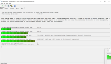 Een vertraging van 848,7 µs is te lang voor real-time video/audioverwerking.