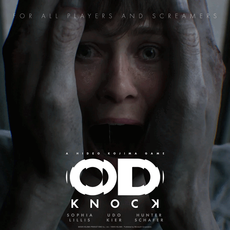 OD heeft een nieuwe ondertitel: Knock in de teaser trailer (Afbeelding Bron: Kojima Productions)