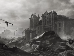 Een screengrab van het politiebureau van Raccoon City in Resident Evil Requiem (bron: Capcom)