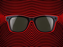 De Ray-Ban Meta slimme bril, hier afgebeeld met getinte glazen, zou binnenkort AI kunnen gebruiken om op verzoek te evalueren wat de drager ziet en hoort (Afbeelding: Ray-Ban).
