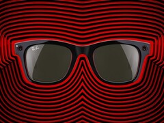De Ray-Ban Meta slimme bril, hier afgebeeld met getinte glazen, zou binnenkort AI kunnen gebruiken om op verzoek te evalueren wat de drager ziet en hoort (Afbeelding: Ray-Ban).
