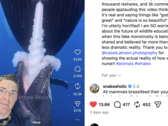 GatorChris legt in een video uit dat walvissen niet op die manier borstvoeding geven