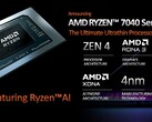 Sommige Ryzen 7040 Phoenix-HS-processoren zullen een AMD XDNA AI-engine bevatten. (Bron: AMD)