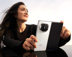 De nieuwe Huawei Mate X heeft een aangepaste camerabehuizing die dezelfde sensoren beschermt. (Afbeeldingsbron: Huawei)