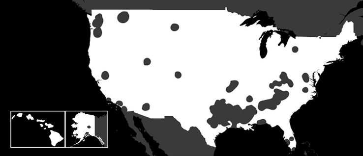 Starlink Residential Lite plan beschikbaarheidsoverzicht.