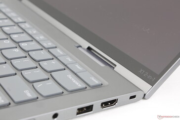 Aan/uit-knop zit langs de rand in tegenstelling tot de meeste andere laptops