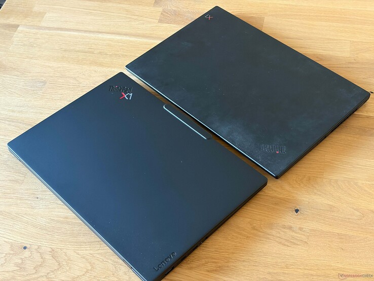X1 Carbon Gen 14 (links) versus Gen 7 (rechts)