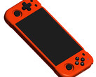 De XU40 H55 lijkt gemodelleerd te zijn naar de Switch Lite, maar met een verplaatste d-pad en linker joystick. (Afbeelding bron: XU Retro via Retro Handhelds)