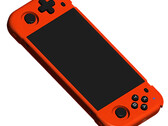De XU40 H55 lijkt gemodelleerd te zijn naar de Switch Lite, maar met een verplaatste d-pad en linker joystick. (Afbeelding bron: XU Retro via Retro Handhelds)