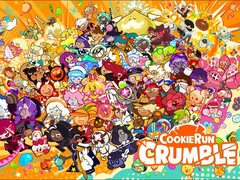 De officiële key-art voor CookieRun: Crumble toont een uitgebreide reeks personages uit de binnenkort te verschijnen game.