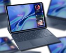 De Dell XPS 9315t 2-in-1 convertible ziet er scherp uit in een subtiele blauwe kleurstelling. (Afbeelding bron: @evleaks - bewerkt)