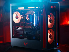De nieuwe limited-edition Omen 35L heeft een Valorant-thema. Afgebeeld: de gaming desktop. (Afbeeldingsbron: HP)