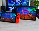 Nintendo Switch OLED vs. OneXplayer X1 Pro - De Smurfen 2. (Afbeeldingsbron: Marc Herter/ Notebookcheck)