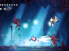 Een screengrab uit Hollow Knight Silksong (bron: SteamDB)