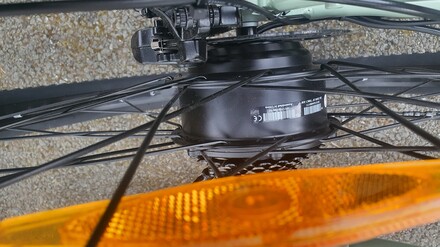 Motor van de Touroll B2 e-bike