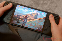 Het Valve Steam-deck (Afbeelding bron: Marc Herter / Notebookcheck)