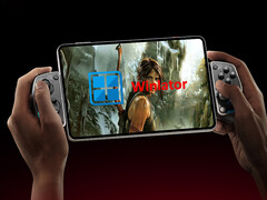 Winlator 10.1 is nu beschikbaar om te downloaden. Afgebeeld: een promo-afbeelding van de RedMagic Astra. (Afbeeldingsbron: RedMagic en brunodev85 - bewerkt)