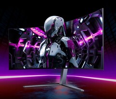 De nieuwe AOC Agon Pro gamingmonitor heeft een 34-inch gebogen beeldscherm met een QD-OLED paneel.