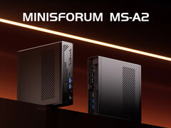 De Minisforum MS-A2 kan nu voor $200 minder gekocht worden door zijn Ryzen 9 9955HX APU op te offeren. (Afbeeldingsbron: Minisforum)