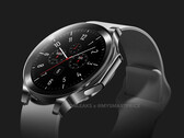 De OnePlus Watch 2 lijkt in de verste verte niet op zijn voorganger. (Afbeeldingsbron: @OnLeaks & MySmartPrice)