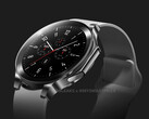 De OnePlus Watch 2 lijkt in de verste verte niet op zijn voorganger. (Afbeeldingsbron: @OnLeaks &amp; MySmartPrice)