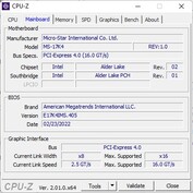 CPU-Z moederbord