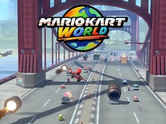 Een brug in Mario Kart World (bron: Nintendo of America met bewerkingen)