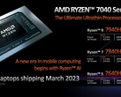 De Ryzen 7 7840HS is online gebenchmarkt (afbeelding via AMD)