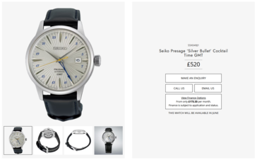 Officiële aanbieding voor de Seiko Presage SSK049 in Groot-Brittannië...