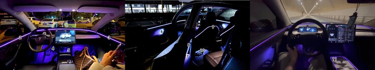 Zones van de Star Ring Tesla-sfeerverlichtingsset.