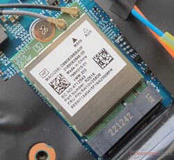 AMD/MediaTek RZ616: de Wi-Fi 6 module geïnstalleerd