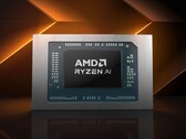 Deze afbeelding toont een bewerkte versie van de marketingafbeelding voor de Ryzen AI-chips van AMD.