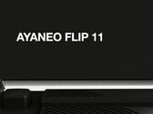 Ayaneo's officiële Flip 11 teaser toont een op de achterkant gemonteerde fysieke knop. (Afbeeldingsbron: Ayaneo - bewerkt)