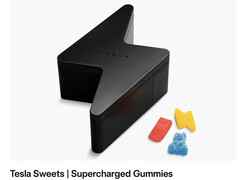 Supercharged Gummies zijn er in de smaken Cyberberry, Mango Bolt en Dog Mode Chill. (Afbeeldingsbron: Tesla)