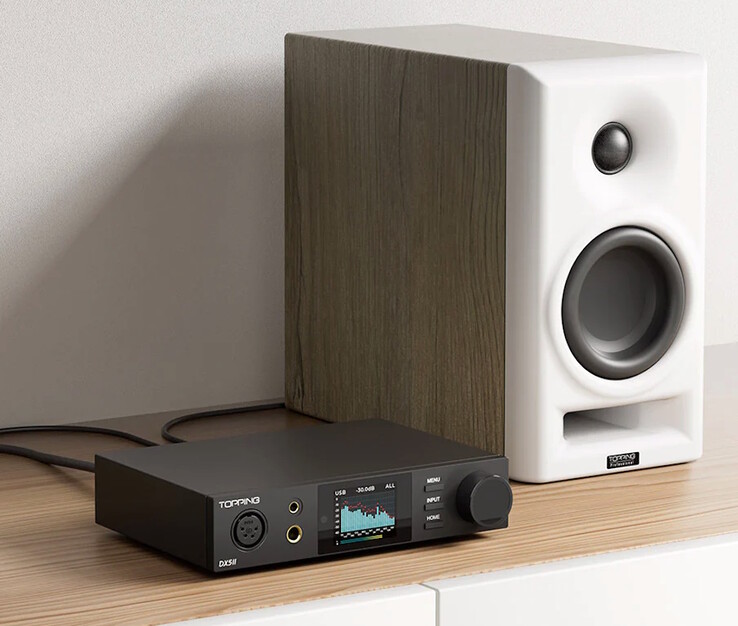 De Topping DX5 II DAC heeft een voorversterkermodus voor gebruik met actieve externe luidsprekers. (Afbeeldingsbron: Topping)