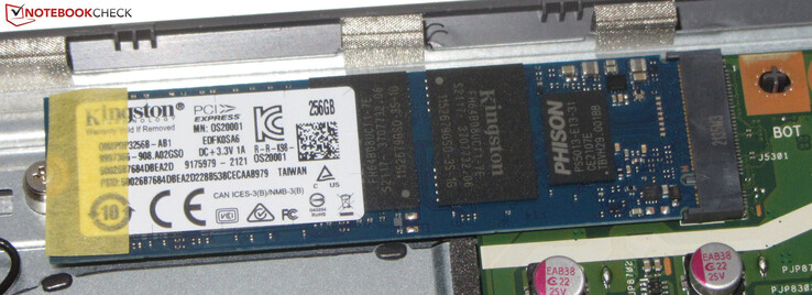 Een PCIe 3.0 SSD dient als systeemschijf.