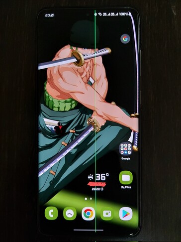 Galaxy S20 Plus groene lijn (afbeelding via Twitter)