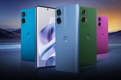 De Moto G96 5G heeft een 144 Hz gebogen FHD+ pOLED-scherm (Afbeelding bron: Motorola)