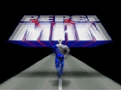 Een schermafbeelding van de intro van Pepsiman