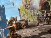Een afbeelding waarop Styx en vijanden te zien zijn in Styx: Shards of Darkness, nu met 93% korting op Steam.