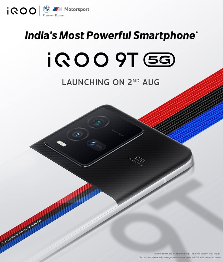 iQOO prijst zijn 9T aan als een nieuwe AnTuTu-busting vlaggenschip smartphone. (Bron: iQOO)