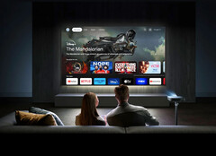 De Dangbei Atom draait op Google TV met ondersteuning voor Hey Google en Chromecast. (Afbeeldingsbron: Dangbei)