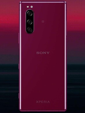 Sony Xperia 5 in het rood. (Beeldbron: Sony)