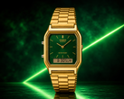 Het Casio AQ-230GA-3AMQY-horloge heeft een goudkleurig uiterlijk