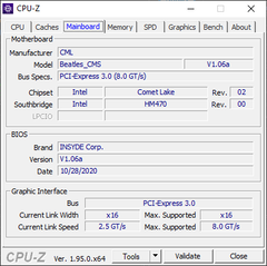 CPU-Z moederbord