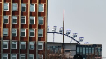 De foto met de telelens, die objecten in de verte scherp in beeld brengt (bron: Marc Zander / Notebookcheck)