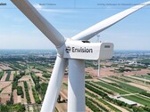 Het project beschikt over 1,43 gigawatt zonne- en windenergie om 300.000 ton groene waterstof en ammoniak op te wekken. Referentieafbeelding. (Afbeeldingsbron: Envision Energy)
