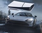 Forza Motorsport 5 banner getoond met PS5 console