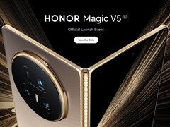 De Magic V5 wordt op 15 juli in Maleisië gelanceerd. Afgebeeld: een promo-afbeelding van de opvouwbare telefoon. (Afbeeldingsbron: Honor)
